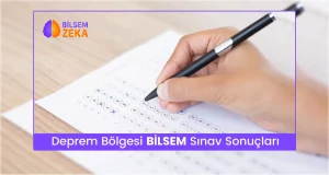 Deprem Bölgesi Bilsem Sınav Sonucu